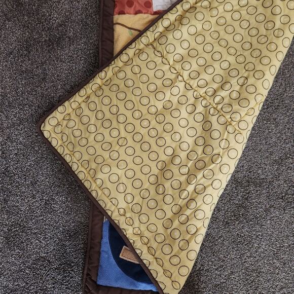 Kidsline Jungle Monkeys Elephant Birds 123 crib toddler Comforter Quilt Blanket - Picture 2 of 10